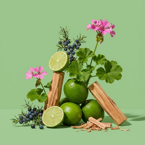 Abundant - Sandalwood & Lime Affirmation Candle